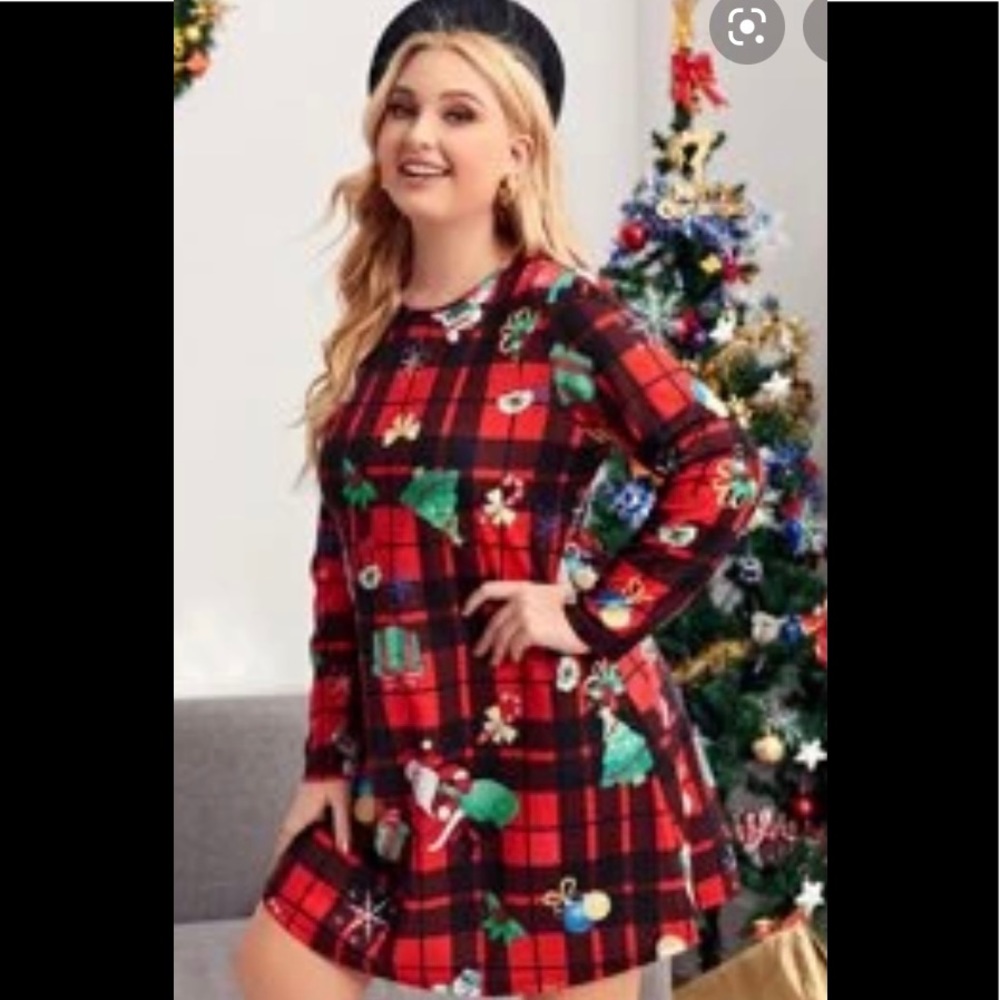 Shein 4x (20) Christmas dress
